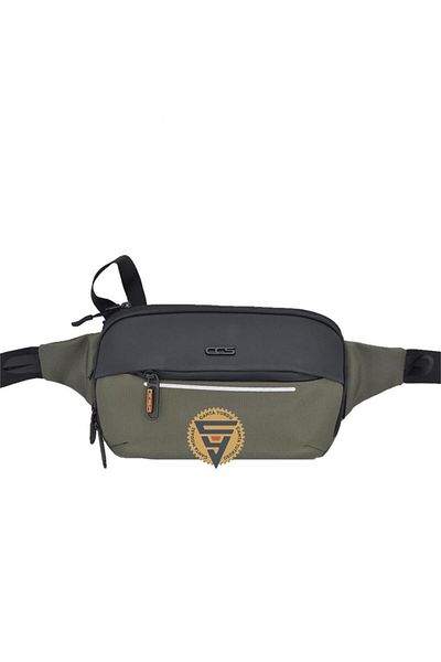 ÇÇS Multifunctional Double Eyed Bellows Waterproof Waist Bag Green