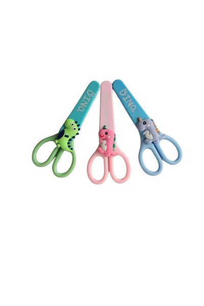 joyland Paper Scissors with Dinosaur Figure - 1 Pc