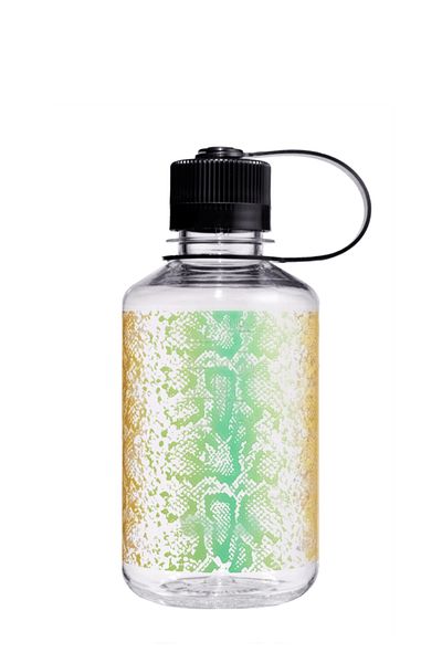 NALGENE 16oz Nm Clear Rainbow Snake Water Bottle