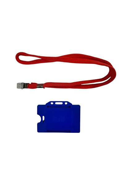 SARFF PROTECTOR CARD ALBASTRU 5 BUC + FRĂGĂ DE CARD 5 BUC CU CLIP METALIC ROȘU