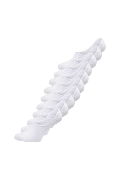 Jack & Jones Ciorapi JACK &JONES Basic No-Show 10-Pack - 12192330-White