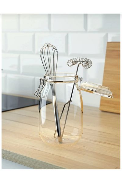 stilsenin34 Idealisk Double Metal Whisk Set Pastry Cake Whisk