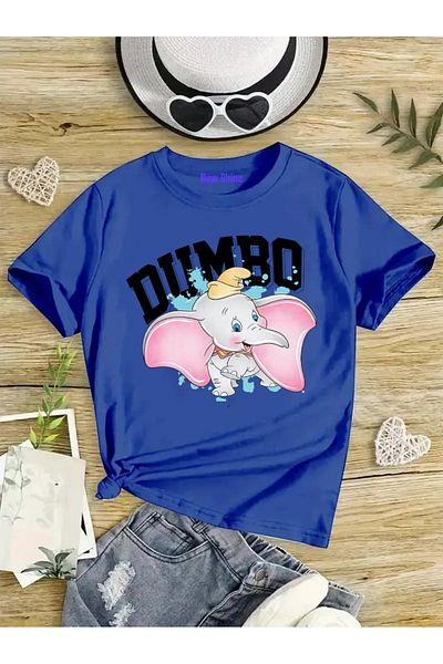 New Shine 1 tricou este un cadou pentru achiziții de 6 și mai sus în coș - Tricou pentru copii oversize cu imprimeu Dumbo