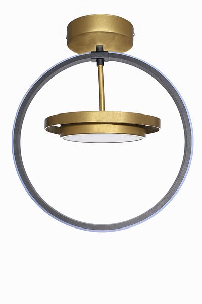 Fer Avize Vega Led Chandelier - Modern Energy Saving Black Antique Detailed Room Architecture