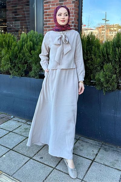 Ovn. Merida Skirt Suit # Beige