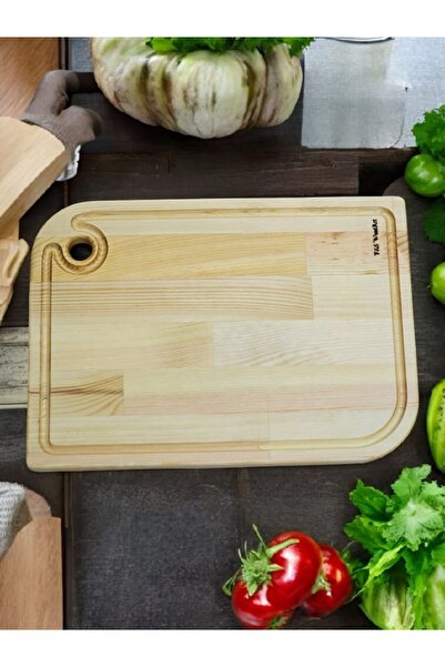 F&S WoodArt Kitchen Board - Chopping Chopping Presentation Board with Slotted...