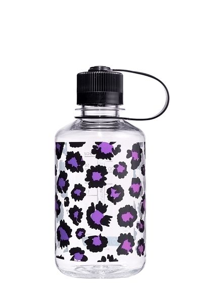 NALGENE 16oz Nm Clear Rainbow Cheetah Drinker