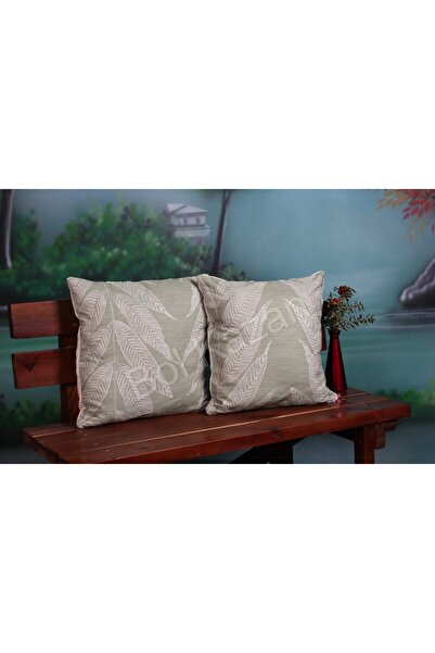 Bolkazan.com Husă de pernă cu două fețe cu model de frunze (42x42)