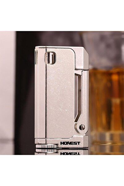 Cantayurdu Retro Benzinli Bcz474 Muhtar Çakmağı Otantik Gümüş