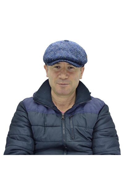 Cantayurdu Peaky Blinders İngiliz Model Yün Kasket Lacivert