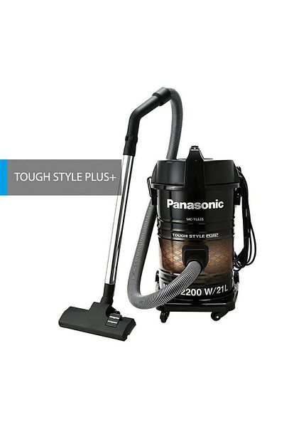 PANASONIC Drum Vacuum Cleaner 21L 2200W MC-YL635 - Black Brown