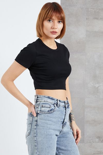 DPARİS Crop Body cu decolteu