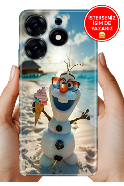 TECNO Spark Go 2024 Kılıf Desenli Baskılı Kamera Korumalı Silikon Olaf