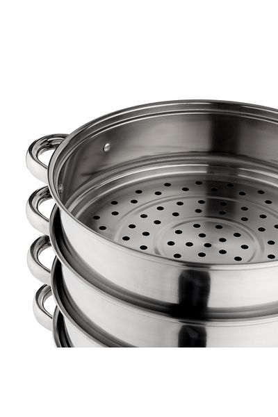 ROYALFORD 4-Layer Stainless Steel Steamer Pot, Multipurpose, RF10427