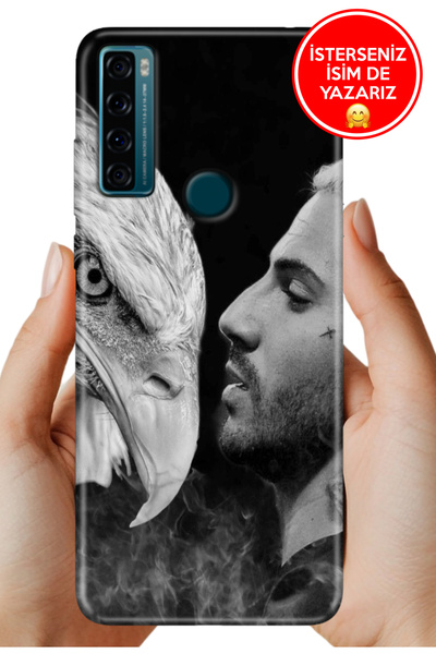 TCL 20 SE Uyumlu Kılıf Desenli Baskılı Lens Korumalı Silikon Ricardo