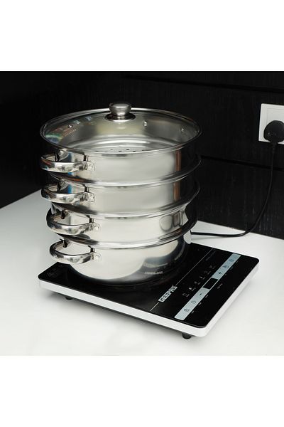 ROYALFORD 4-Layer Stainless Steel Steamer Pot, Multipurpose, RF10427