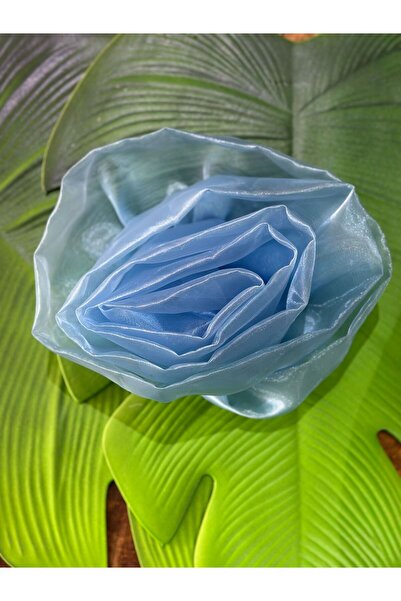 Gönülden Tasarım 22 cm plavi SATINSKI reljefni omotani cvetni šivaći dodaci z...