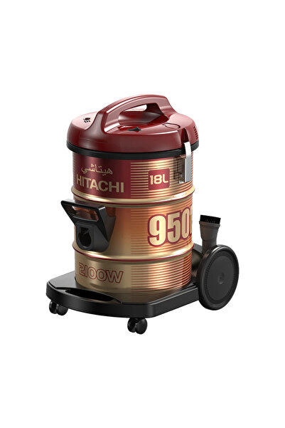 HITACHI Vacuum Cleaner Drum 18L 2100W CV-950F - Wine Red