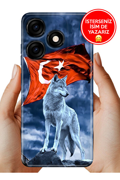 TECNO Spark 10C - 10 4G Kılıf Desenli Baskılı Kamera Korumalı Silikon Türk TC