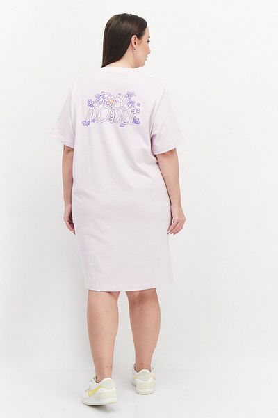 adidas Women Plus Size Short Sleeve Outdoor Dress, Pink