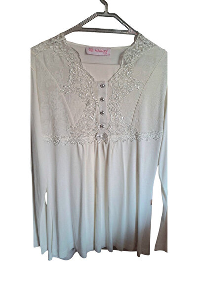 Marilyn Pijama Sabahlıklı Lohusa Pijama Takımı