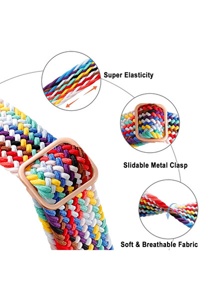 PSGT Watch Uyumlu Seri 1/2/3/4/5/6/se/7/8/9 Ultra/ultra2 42/44/45/49mm - S10-11(46MM) Kordon Pride