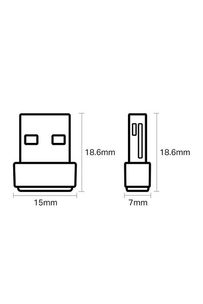 TP-LINK Archer TU2 Nano Dual Band Wireless USB Adapter - Black