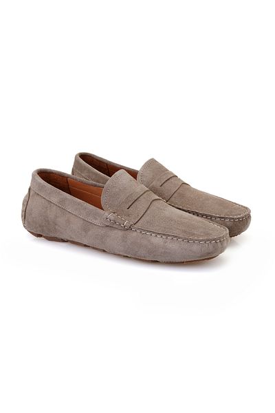 Desa Ανδρικό δερμάτινο σουέτ Barnat Mink Loafer