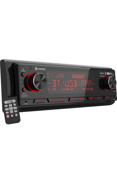 Reiss Audio Rs-mx85dsp dsp işlemcili 3amfi 4v Rca Çıkışlı Profesyonel Oto Teyp rgb Bluetooth-Usb