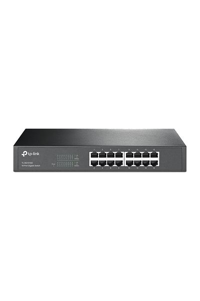 TP-LINK 16-Port Gigabit Desktop/Rackmount Switch TL-SG1016D - Black