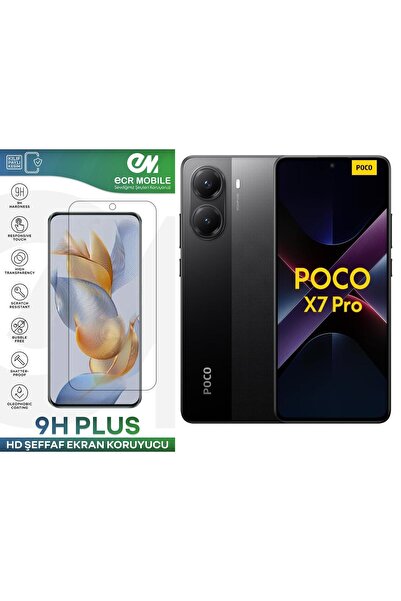 Ecr Mobile Poco X7 Pro Ekran Koruyucu Esnek Nano Cam Tam Uyumlu Şeffaf