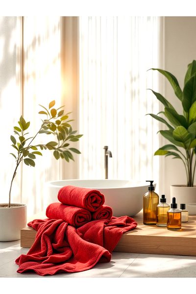 Fun Life Large Size Bath Towel - 100% Cotton 70X140 cm