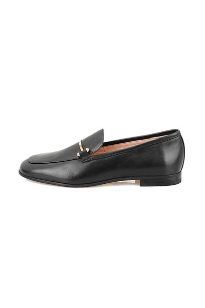 Desa Loafer de damă din piele neagră