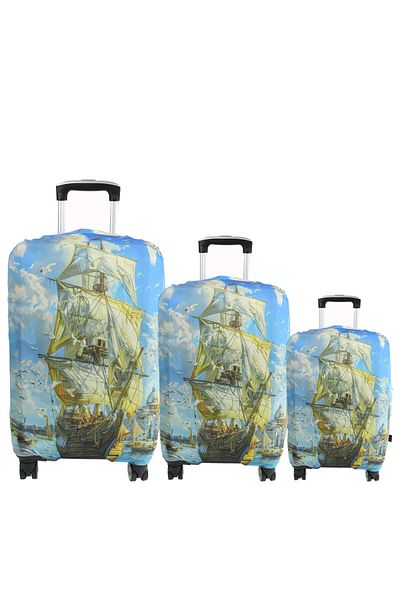 MY SARACİYE (My # 116 Ships) Case Set for Suitcases (Cabin Medium and Large)