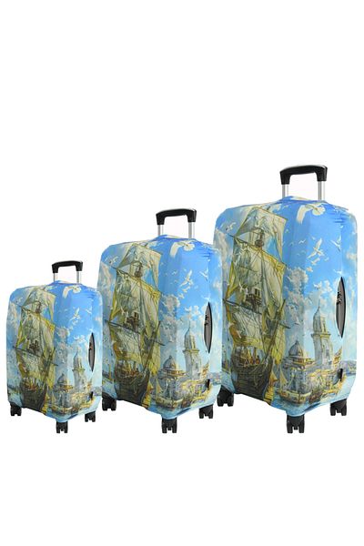 MY SARACİYE (My # 116 Ships) Case Set for Suitcases (Cabin Medium and Large)