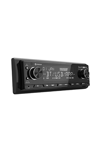 Reiss Audio Rs-mx85dsp dsp işlemcili 3amfi 4v Rca Çıkışlı Profesyonel Oto Teyp rgb Bluetooth-Usb