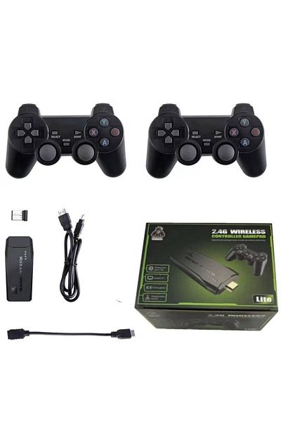 Primo Plus Y3 Lite HD TV Game Console with 64GB Card, 10,000 Games