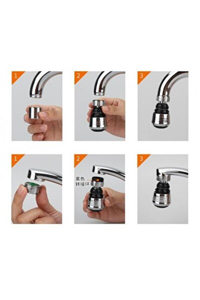 jetfast Water Saving 2 Mode Faucet Head - Short