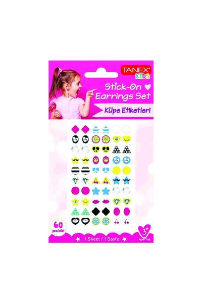 Tanex Kids Sticker Earring Tag 60 Pieces (25205)