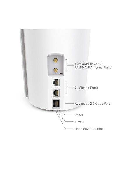TP-LINK 5G Router AX3000 Whole Home Mesh Wi-Fi 6 Deco X50-5G - White