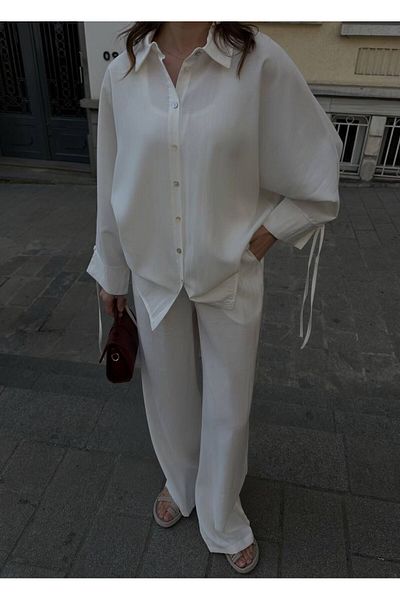 soBasic Linen Tncel Comfort Double Set