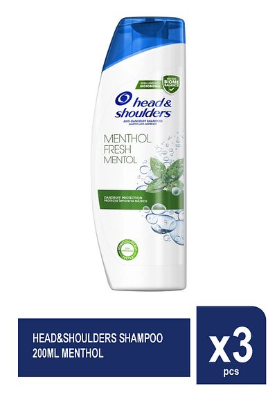 Head&Shoulders ȘAMPON 200ML MENTOL x 3