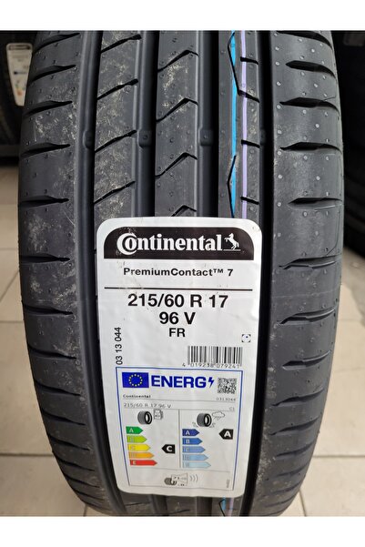 Continental 215/60R17 Premium Contact7 96V FR Set Olarak (4ADET) 2025 Üretim*