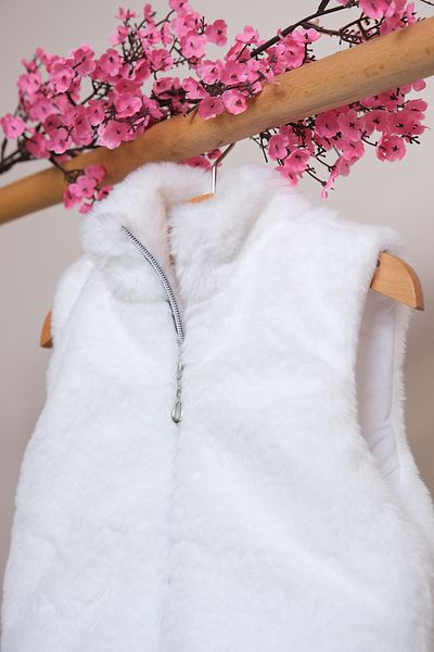 Pina Kids Vestă Pelusoğlu cu fermoar pentru fete - YLK.2533