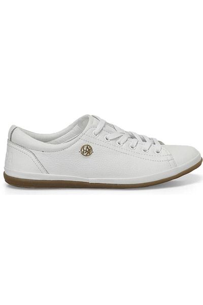 U.S. Polo Assn. Uspa Jojo 4Fx White Leather Casual Shoes Running Shoes