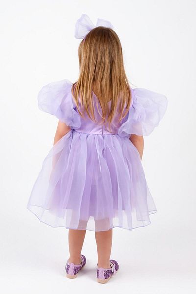 Le Mabelle Lilac Crown Organza Girl's Party Dress - Carlene