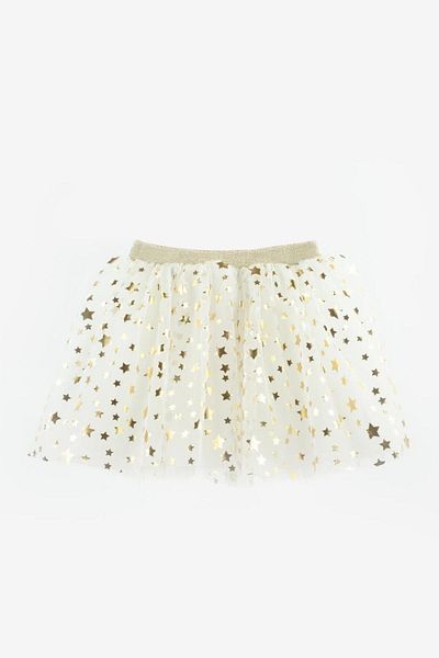 Le Mabelle White Star Printed Girls' Tulle Φούστα - Pauline