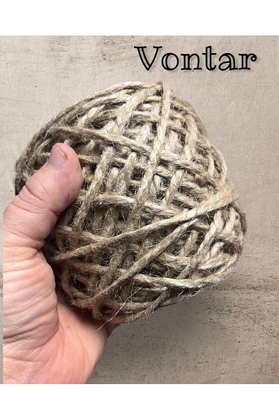VONTAR 2.5mm Thick Jute Packing Lanyard Hobby And Decor - Henna & Wedding & Wedding ( Average 175 gr , 38-40 Meters )
