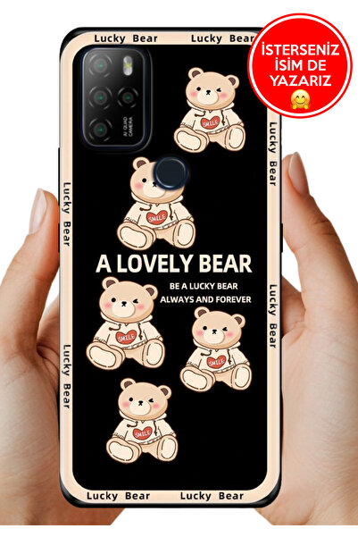 omix X300 - X500 Kılıf Rubber Esnek Silikon Tam Koruma Smile Bear
