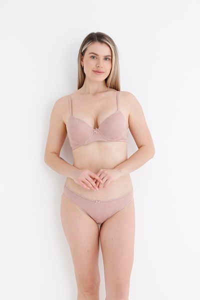 İKLİM LİFE Small Diamond Pattern Padded Bra Set